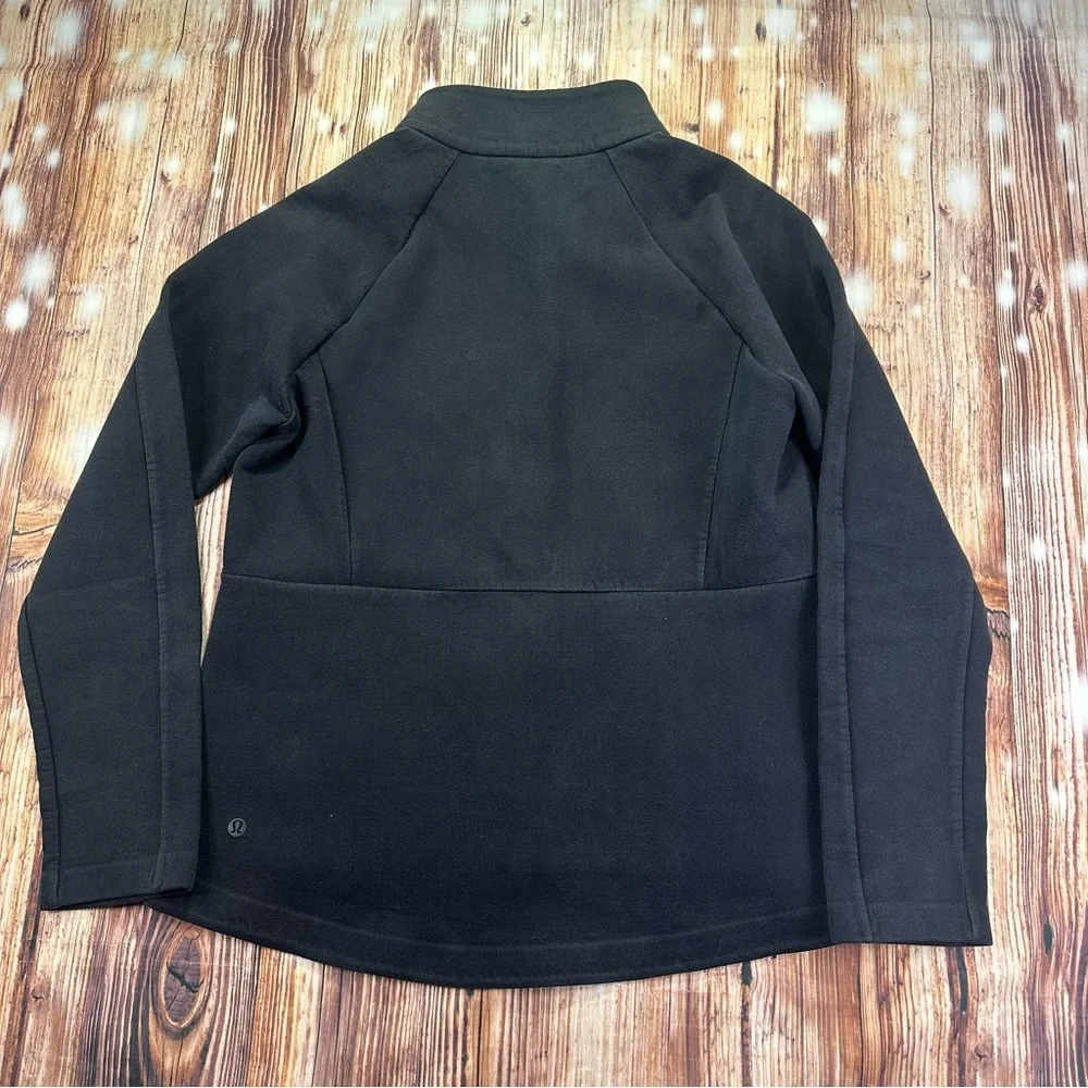 Lululemon Women's Insculpt Jacket Color Heathered Black / Black Size 8 Full Zip